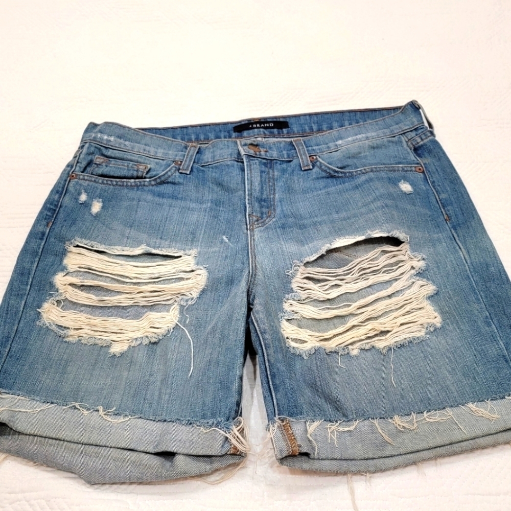 J Brand distressed jean shorts